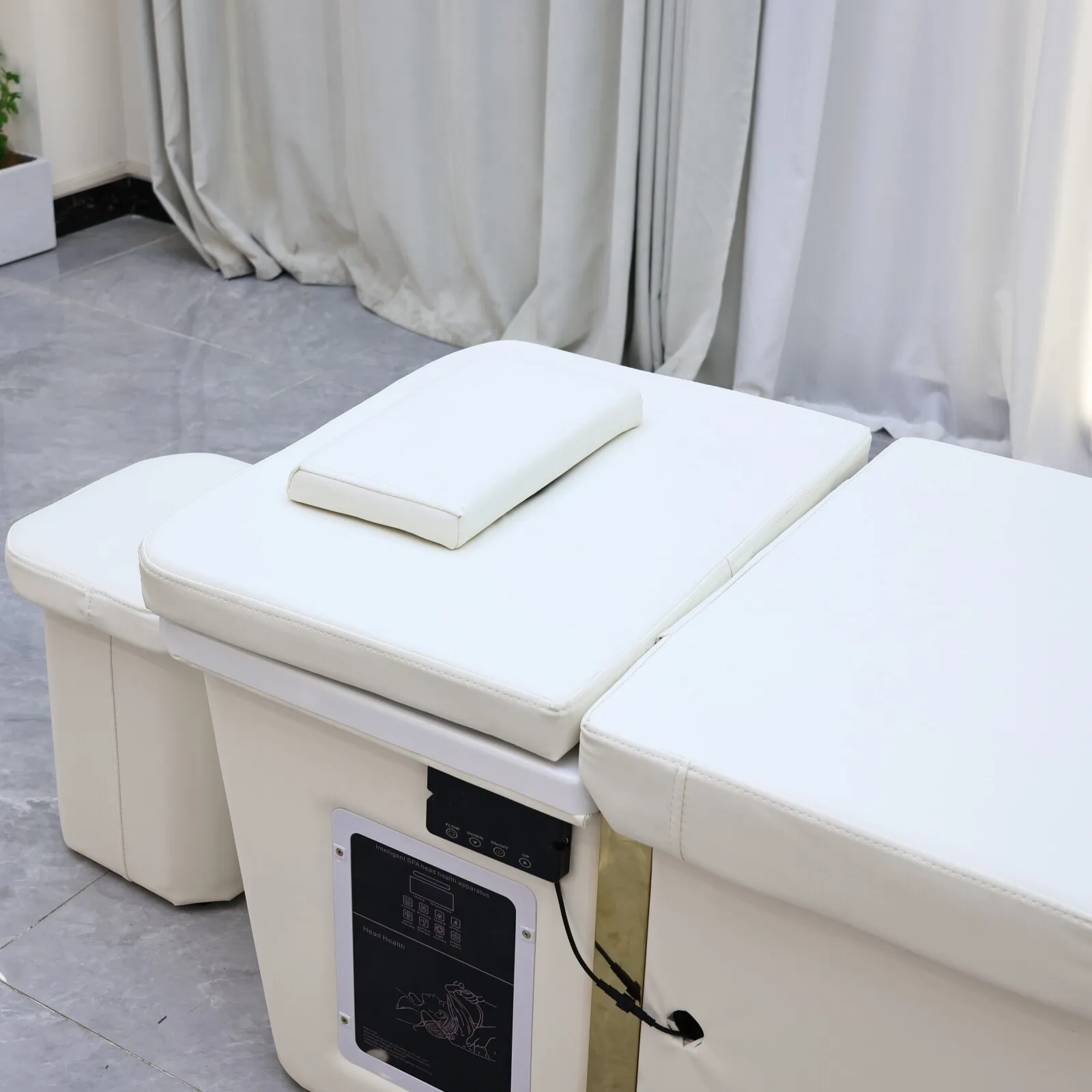 XinSheng Shampoo-Liege, Kopf-SPA-Salonliegen mit Wasserzirkulationsgerät, Massagetisch, Möbel für Friseursalons und SPA – Detail 14
