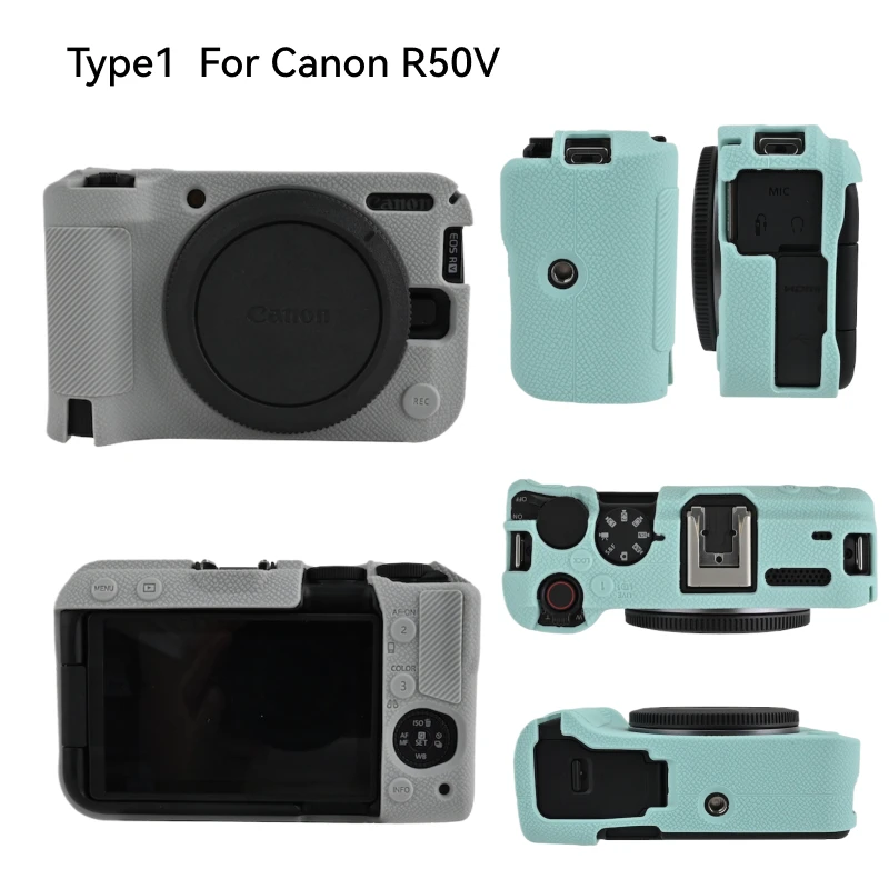 R50V Silicone Rubber Case Body Cover Protector Frame for Canon EOS R50 V Camera