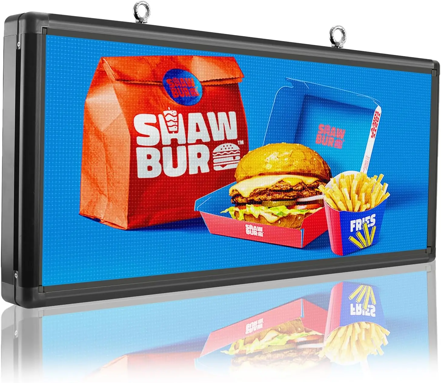 

BOTAI P6 Outdoor Full Color 40 x 18 inches Led Sign WIFI And USB Programmable Digital Sign Led Sign With High Resolution