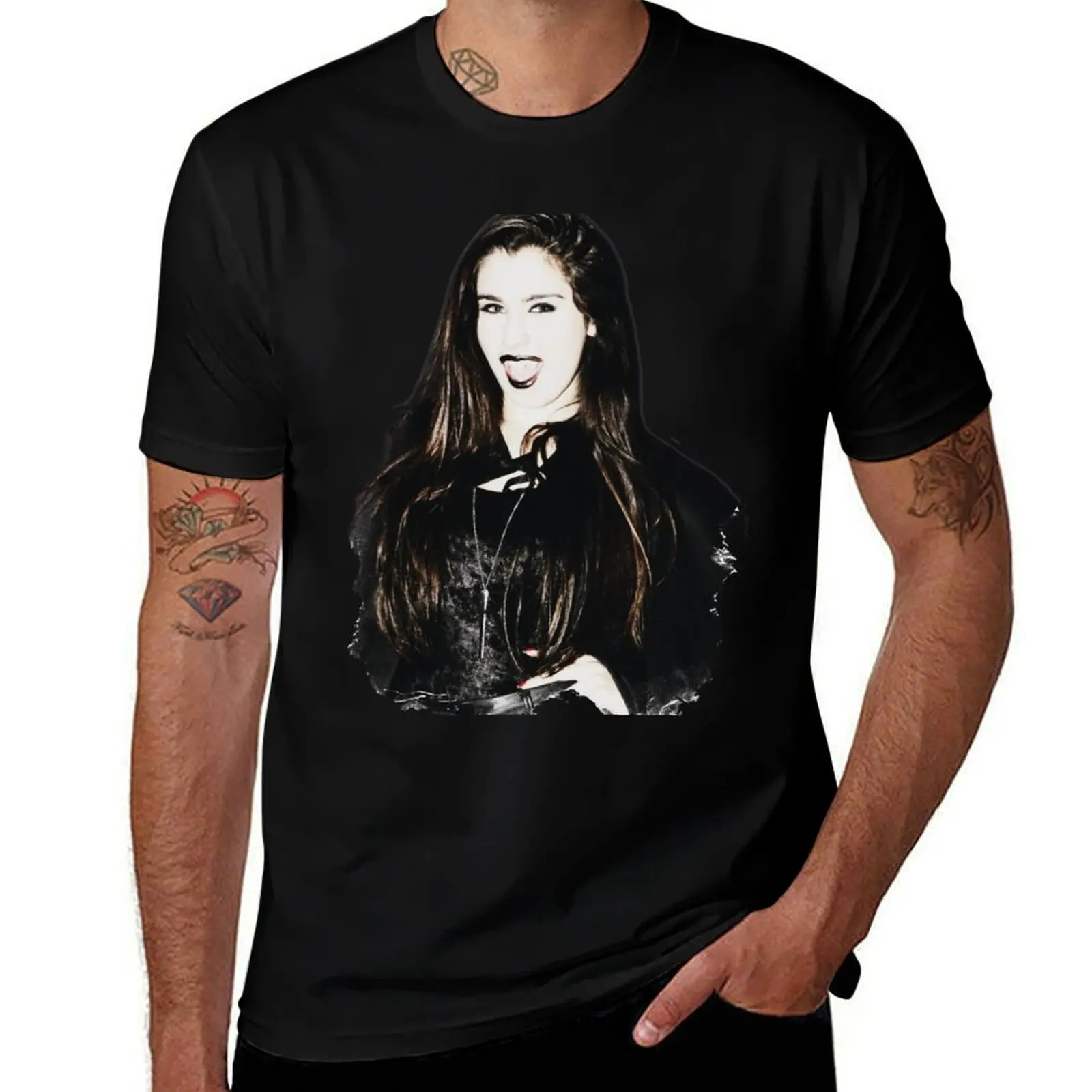 

Lauren Jauregui Halloween T-Shirt t shirt for man men t shirt cotton 100% T-Shirt