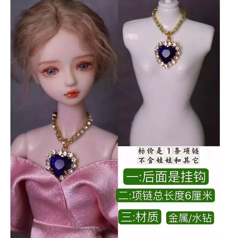 1/6 Supermodel Pop Sieraden Accessoires Luxe Uniek Ontworpen Diamanten Parelketting Serie 30cm Pop Diner Feestkleding