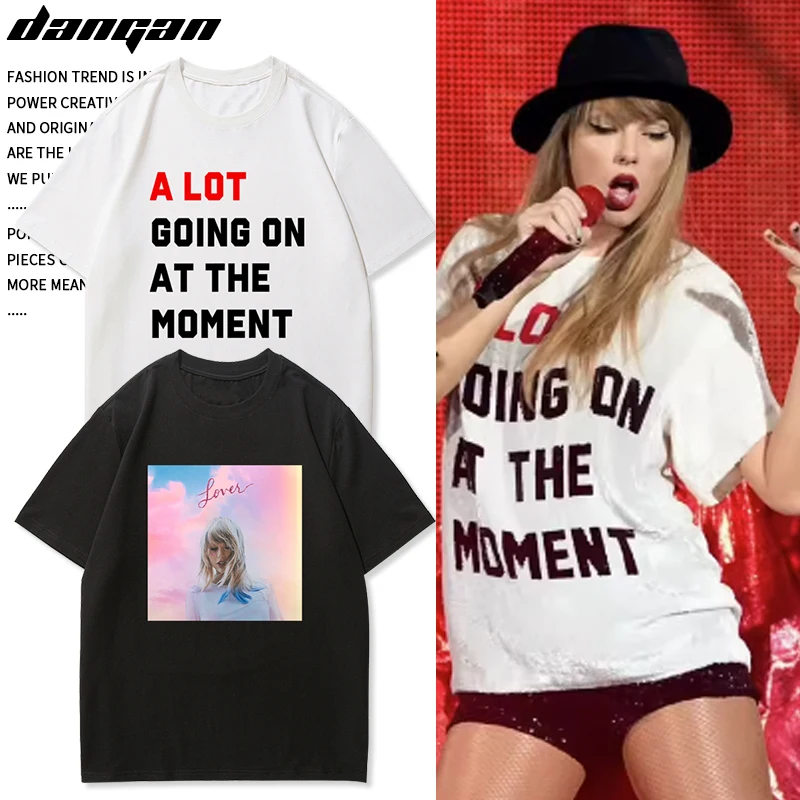 

Футболка с короткими рукавами из чистого хлопка для поклонников мужского и женского пола, как альбом певца, чтобы показать свою поддержку