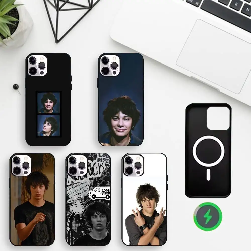

Rodrick heffley Phone Case For iPhone17,16,15,14,13,12,11 Plus,For Magnetic Wireless Charge Cover