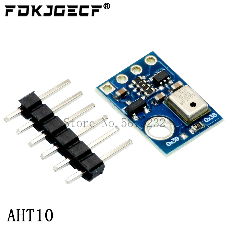 AHT10 AHT20 AHT21B AHT25 High Precision Digital Temperature and Humidity Sensor Measurement Module I2C Communication