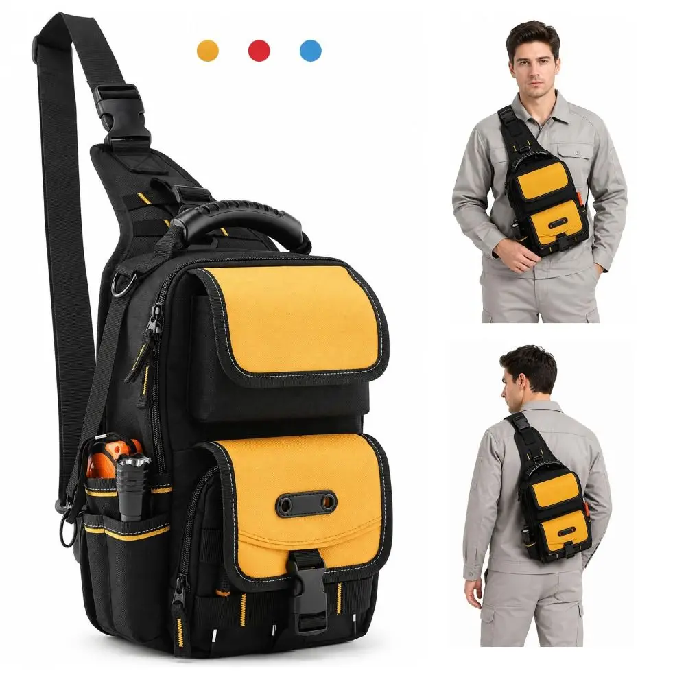 Waterproof Tool Bag Multi-Pocket Heavy Duty Tool Pouch Compact Design Mini Carry Tool Bag For Technician Mechanics Electrician