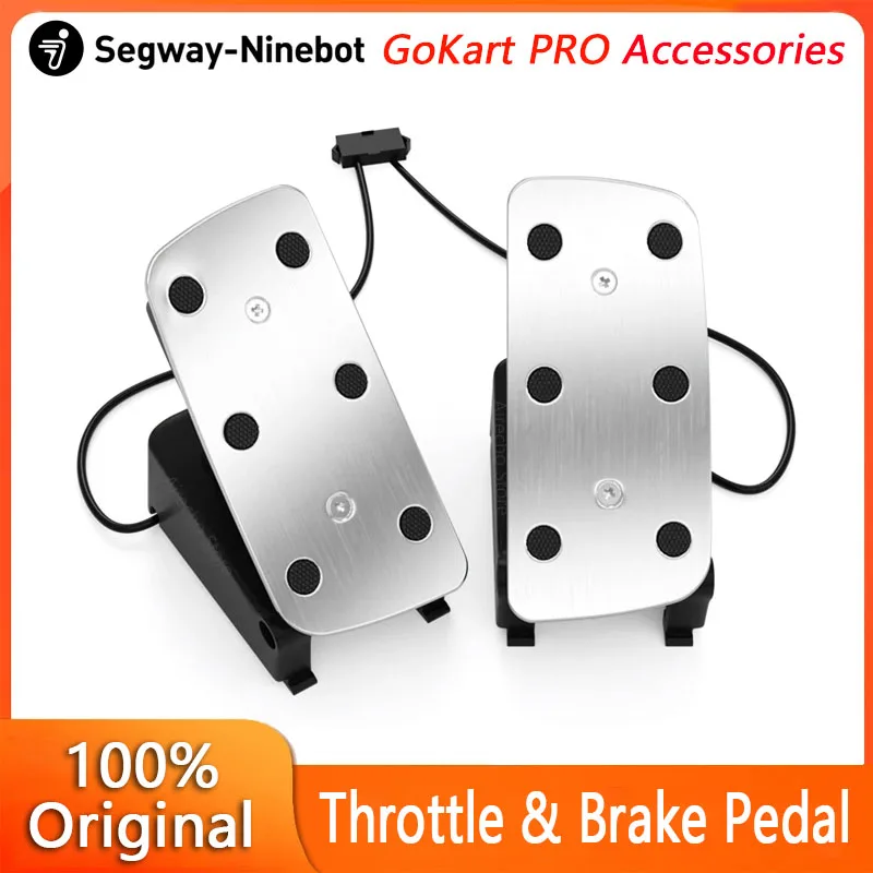 Original Throttle & Brake Pedal for Ninebot Gokart PRO Accelerator Brake Pedal for Ninebot PRO Gokart Kit Refit Scooter Parts