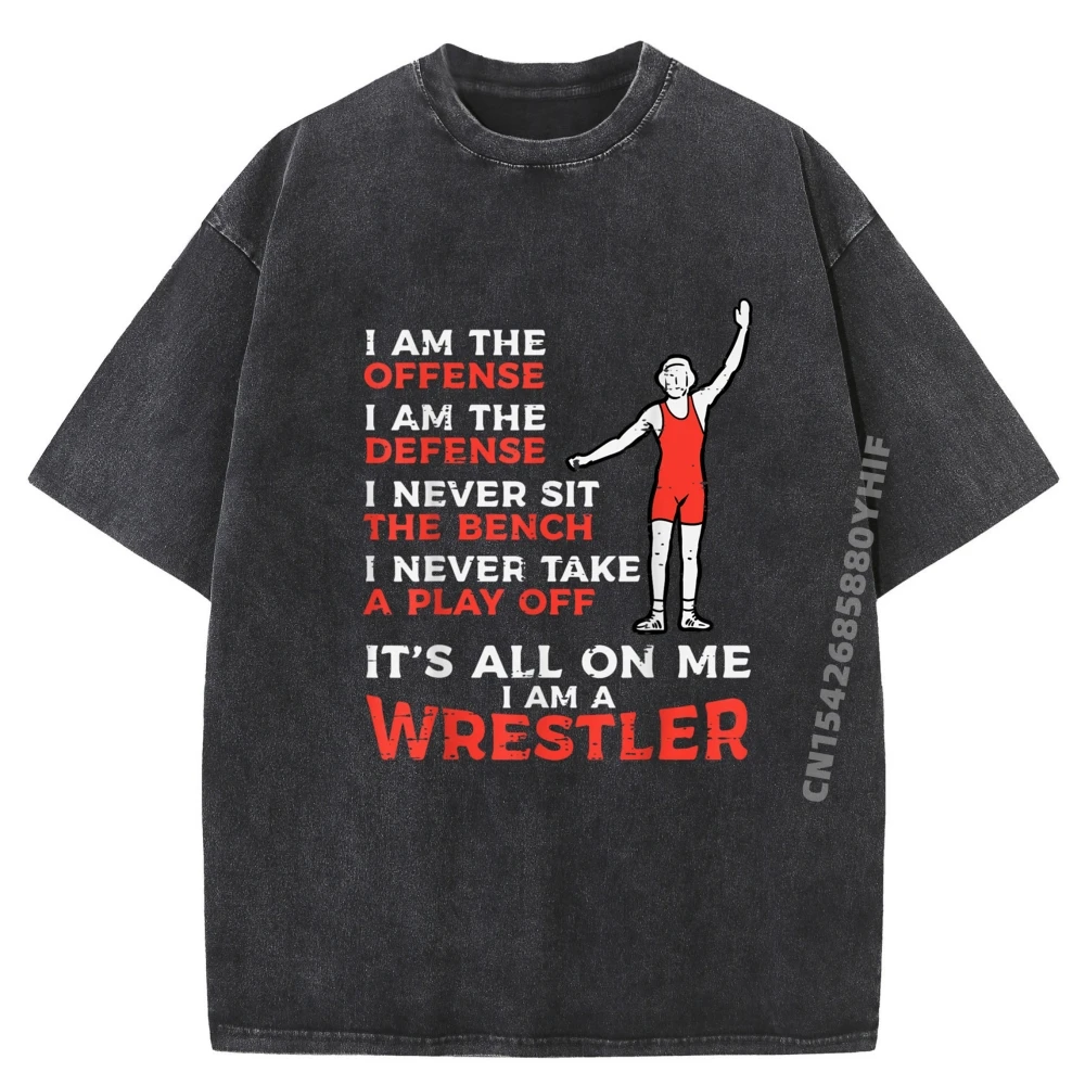 

Новейшие футболки с принтом I Am Offens Defense, борьба, Camisetas, футболки с графическим рисунком, модная стираная одежда