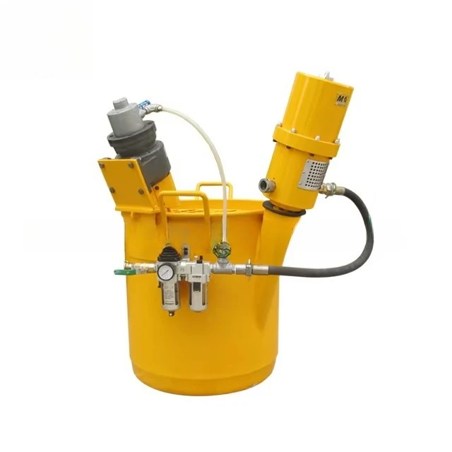 Small Air Driven / Pneumatic Cement Grout Mixer Pump - Mixer Grouting Machine