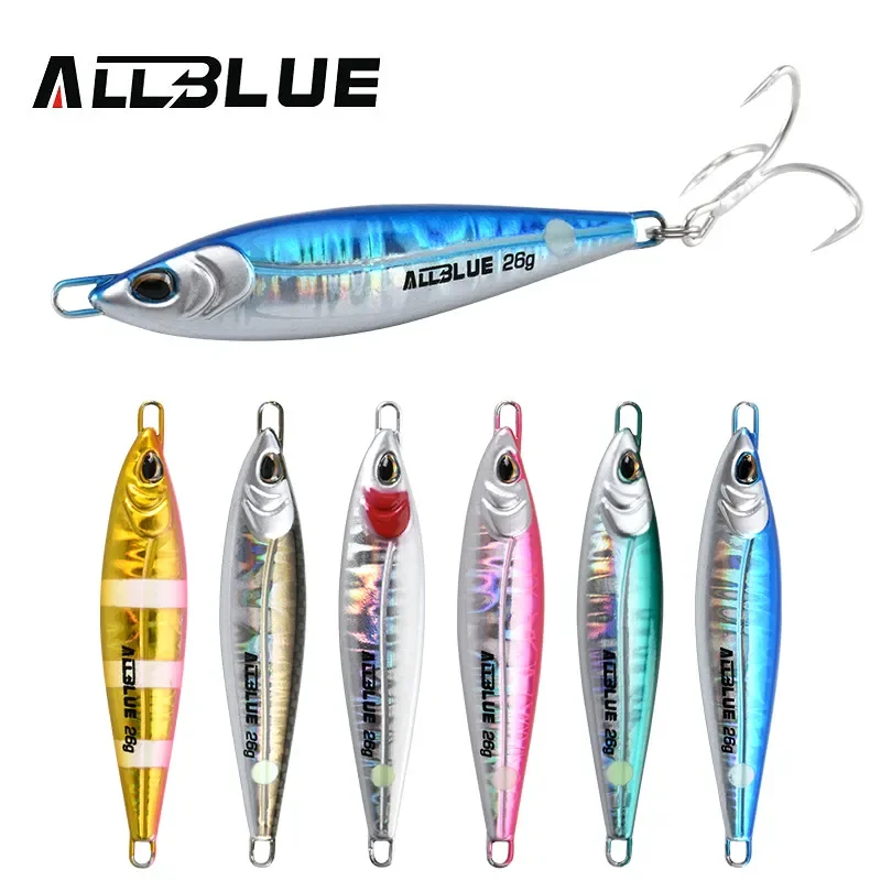 ALLBLUE LEVIN Metal Jig 18g 26g Artificial Bait Jigging Spoon Fishing Lure Hard Lead Off Shore Casting Saltwater Bass Tackle