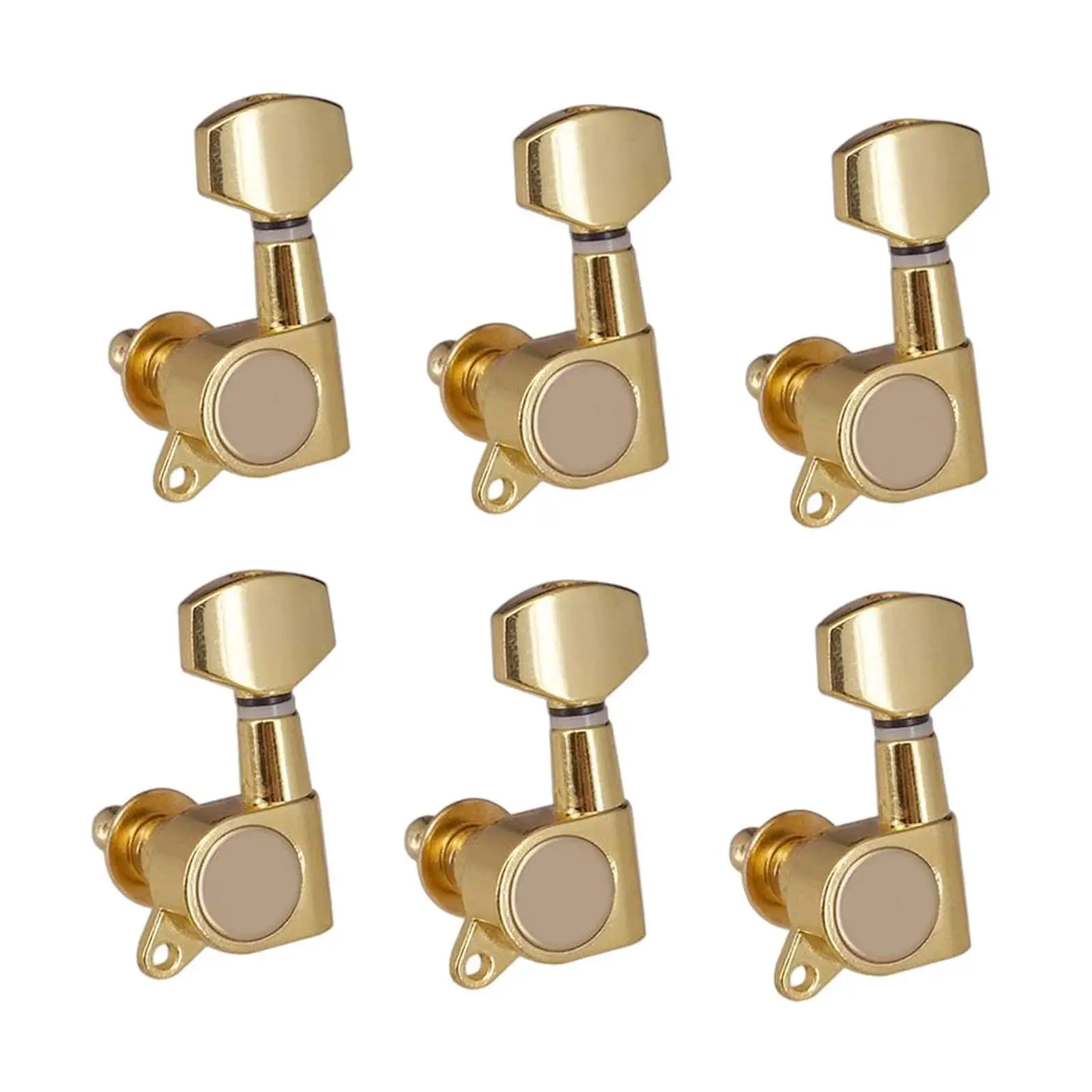 6 Pieces Guitar String Tuning Pegs Left Handed Machine Heads Guitar Tuner Tuning Machines for Guitars Electric Accs Parts