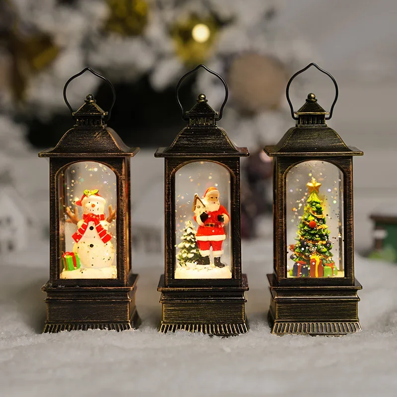 

Christmas gifts for children, Santa Claus trees, small night lights, decorations, creative gift boxes for girls