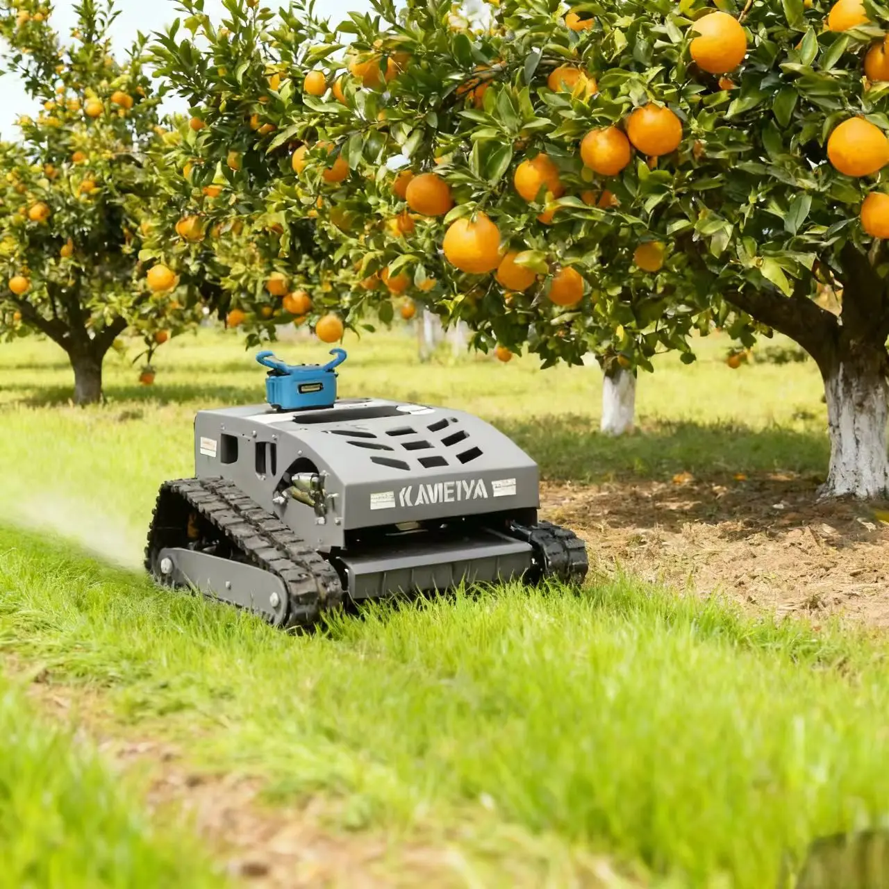 تخصيص المراعي الأخضر التشذيب عجلة جزازة العشب CE EPA محرك العلامة التجارية LONCIN سرعة المشي 4KM / H