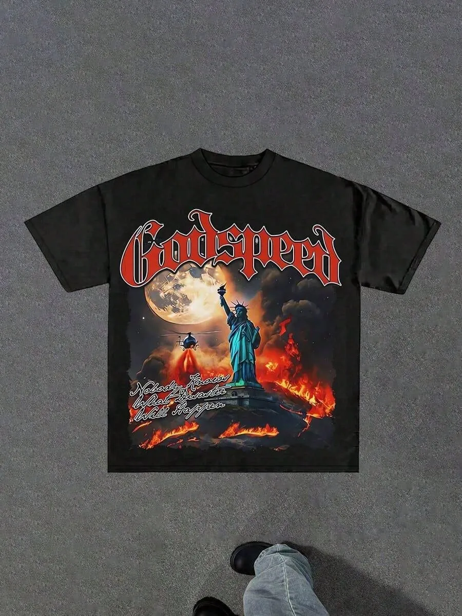 2026 Summer Men's T-shirt with 3D Print Breathable Lightweight Comfortable for Roller Skating and Hip Hop Men's T-shirt