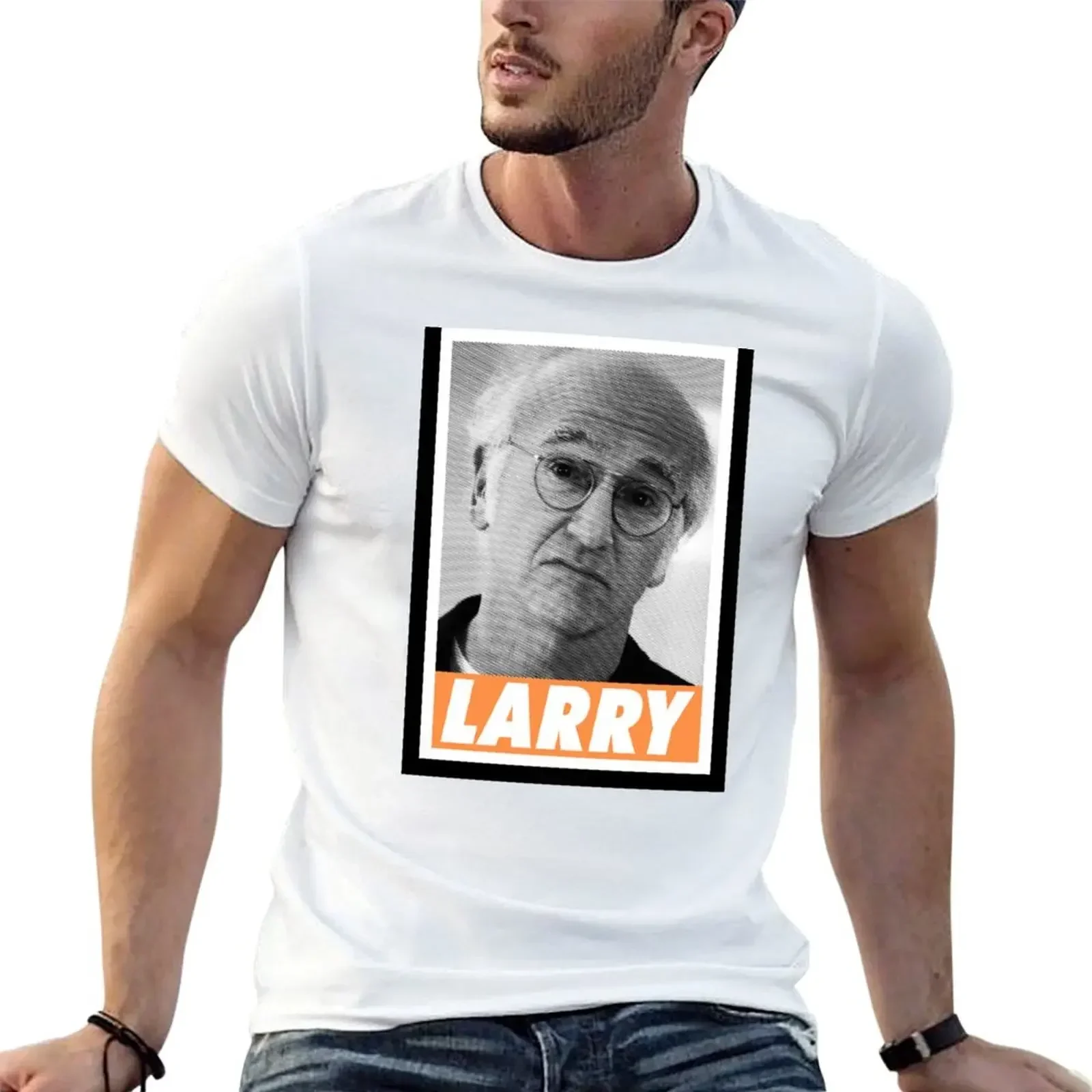 

Larry David - Retro T-Shirt vintage t shirts sports fans blacks oversized t shirt men