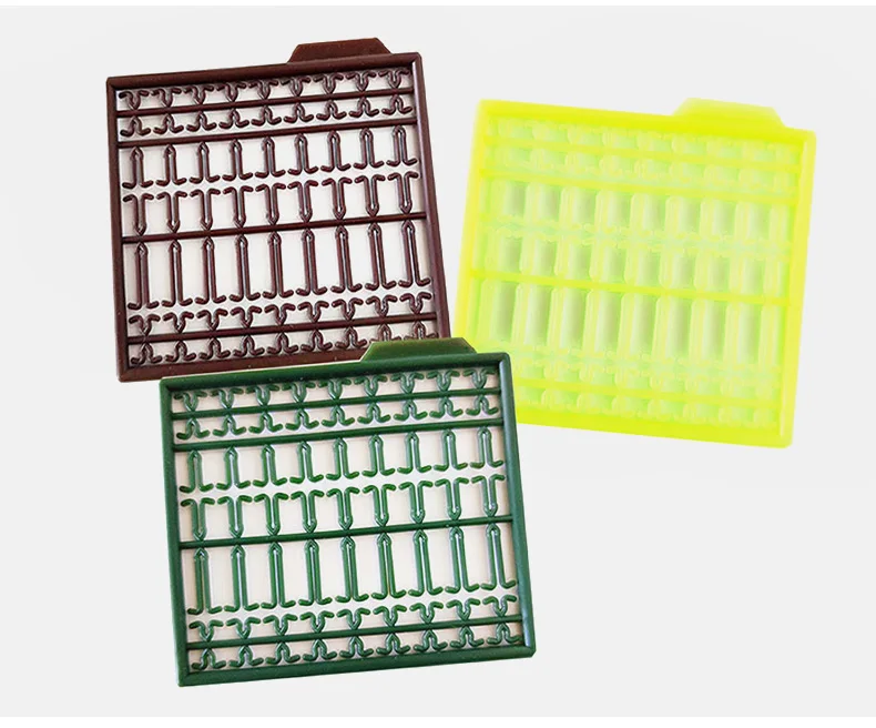 ShareShark 10 Stück/Beutel Europäischer Stil Karpfenangel-Zubehör-Set Gitterförmiger Stopper Karpfenangel-Rig Köder-Zubehör – Detail 8