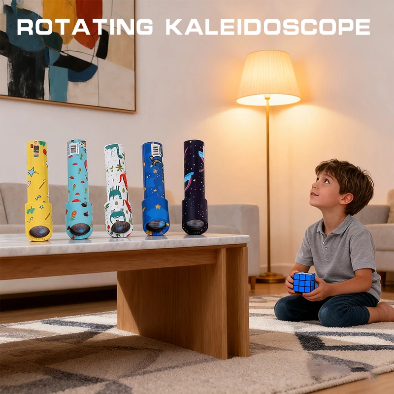 

1PC Rotating Kaleidoscope Magic Classic Educational Toys for Kids Imaginative