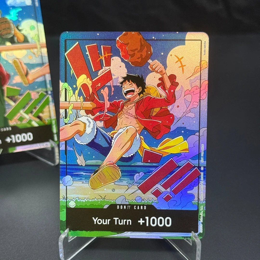 One Piece TCG DON!! Card World United Zoro Luffy DON!! Collection Cards OP-PR Anime Foil Cards