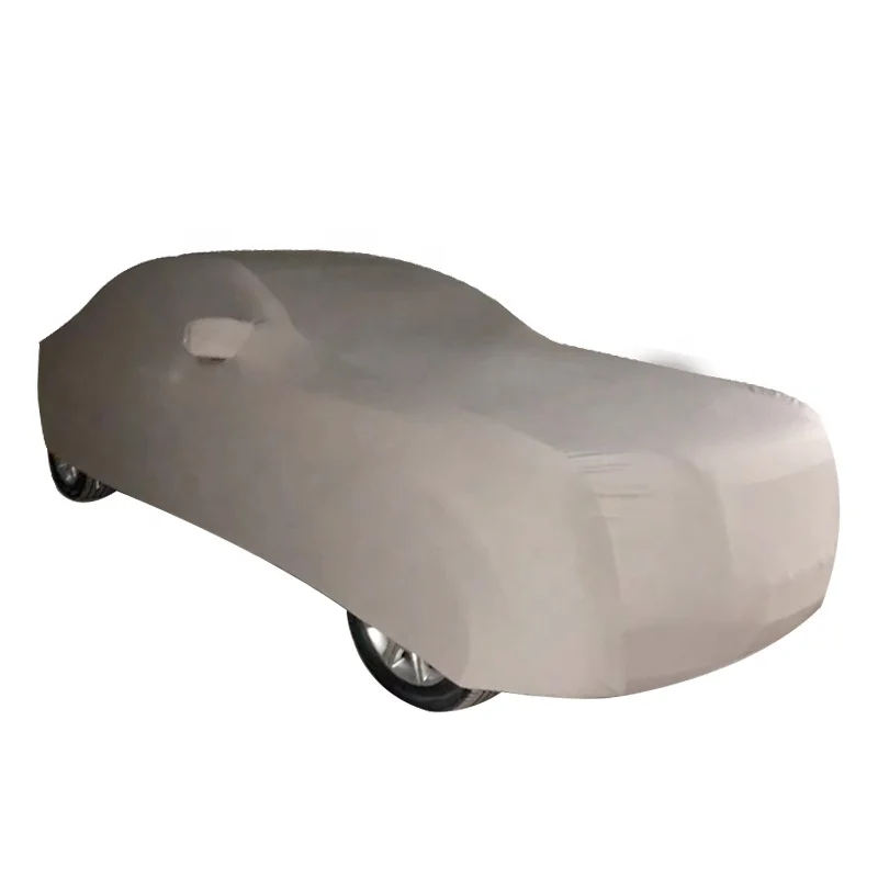 

Soft Breathable Windproof Fleece Velvet Fabric Stretch Indoor Car Cover For SUV / Supercar