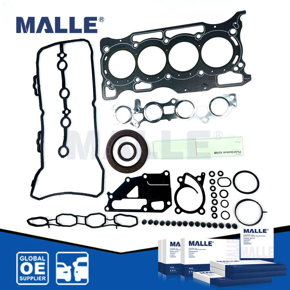 

For Nissan TIIDA SYLPHY QASHQAI NV200 C11Z J10Z HR16 HR16DE 1.6L L4 Engine Full Gasket Kit Cylinder Head 10101-EE027 Auto Parts