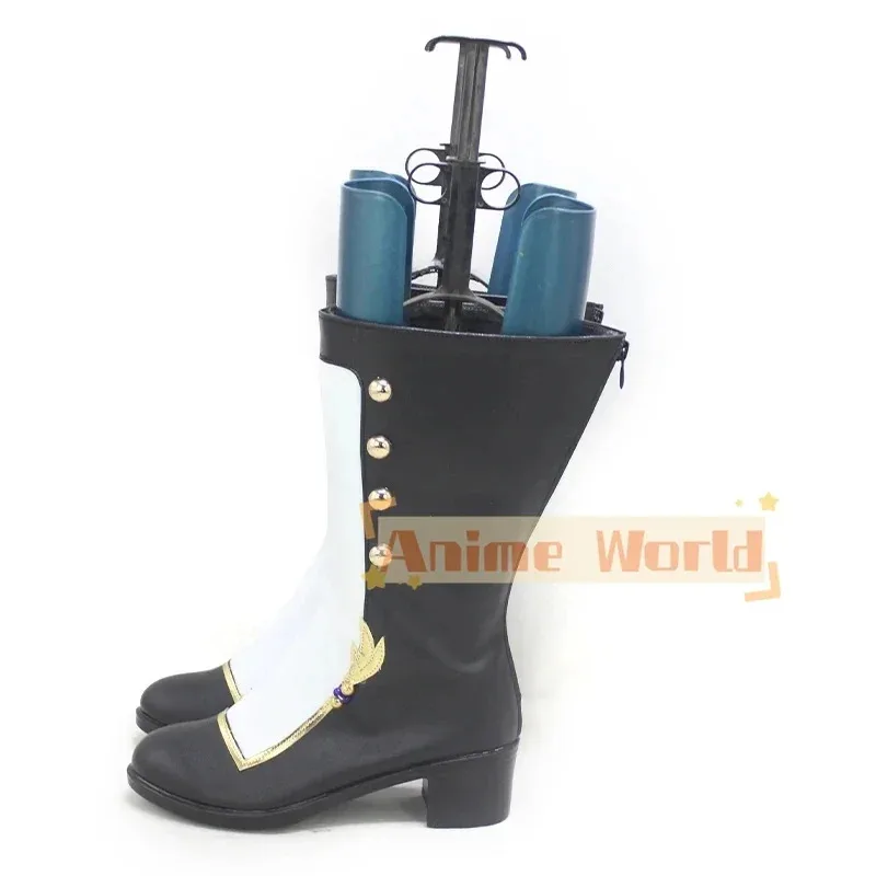 

2025 11 Game Ensemble Stars Shino Hajime PU Leather Shoes Halloween Carnival Boots Cosplay Prop Custom Made