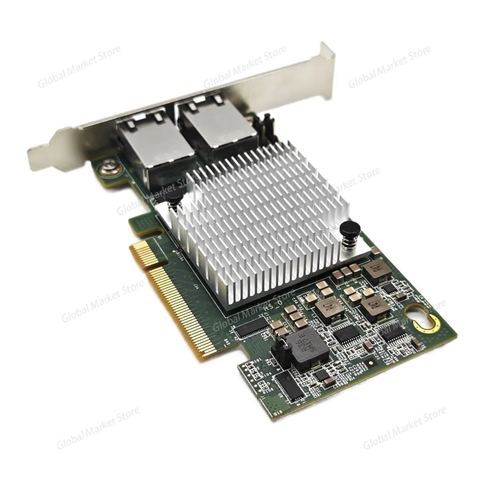 

The 10G X540-T2 10G dual-port network card power port supports Synology NAS and other devices Megabyte Server PCIe Port