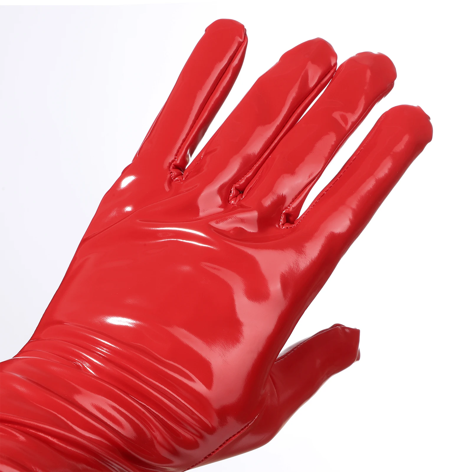 Gants longs en Faux cuir pour femmes, vêtements de Cosplay en Latex, pour pôle danse, boîte de nuit, accessoires de fête à thème, gants serrés
