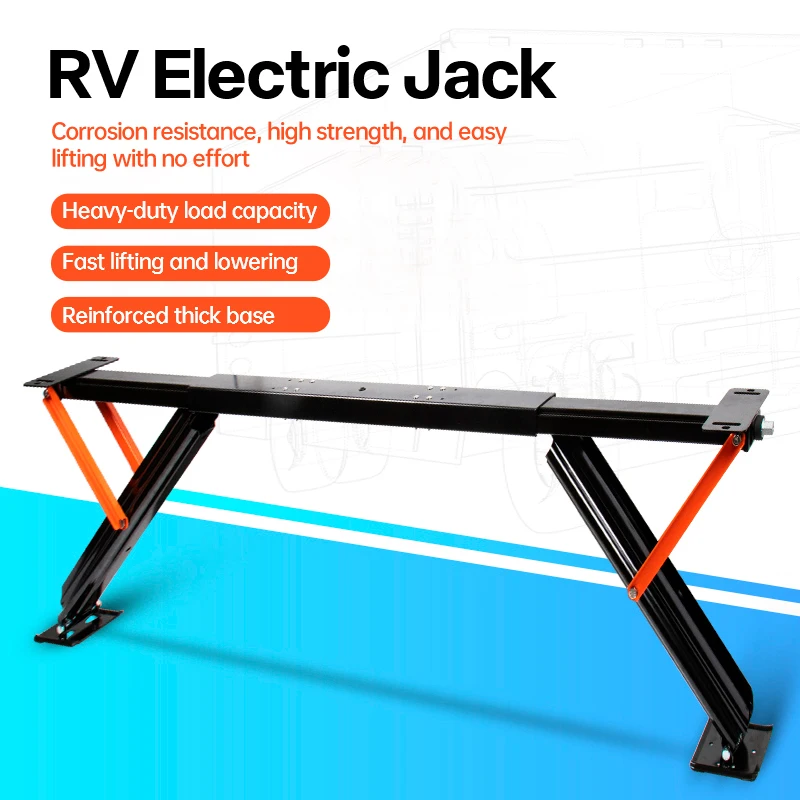 SEAFLO 12V RV Electric Scissor Jack Stabilizer Trailer Camper Leveling Jack Automatic Supporting Leg