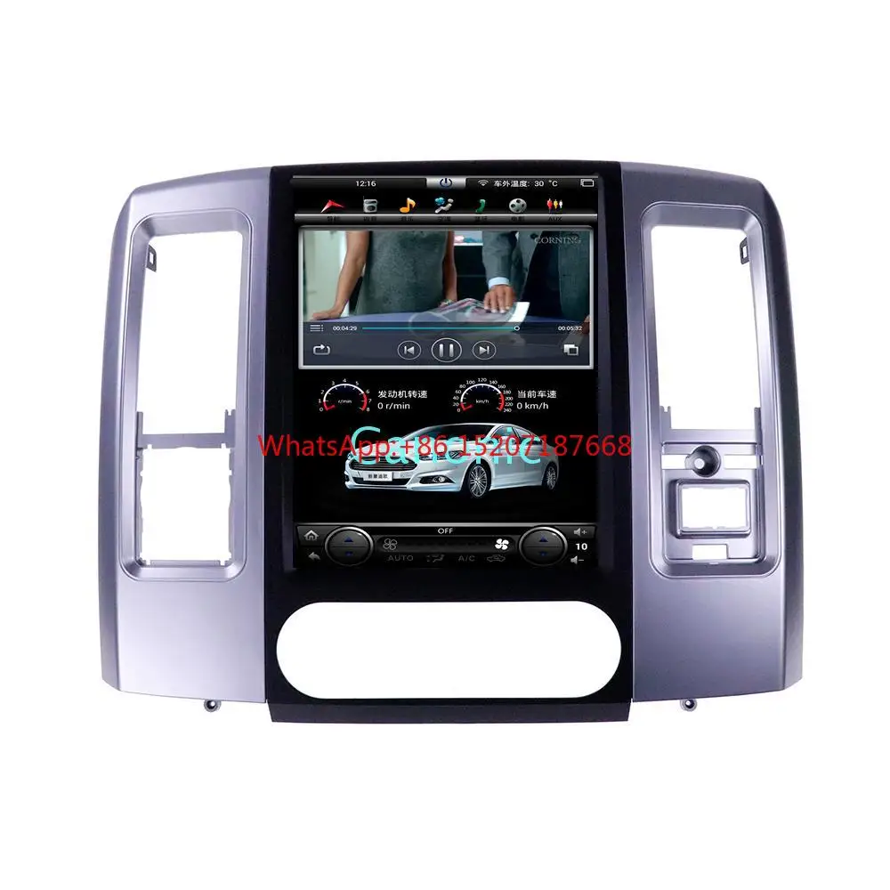 For Dodge Rams 08-12 Android 9.0 DSP Auto Car Radio Multimedia Player Stereo Car Navigation GPS Video Player