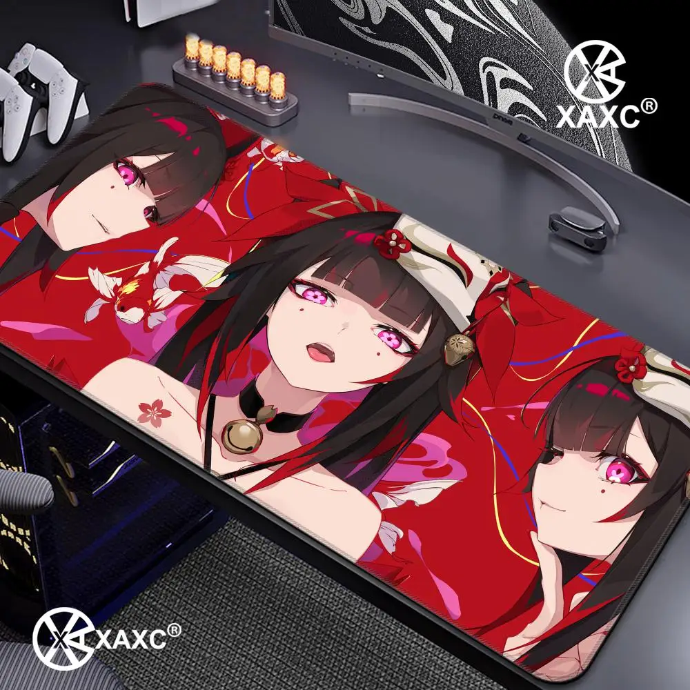 

Sparkle Honkai Star Rail XAXC Mouse Pad large keyboard mouse desk pad non-slip rubber gaming mouse pad laptop mouse carpet