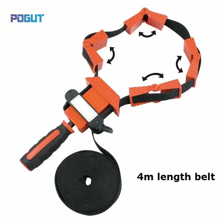 

Multifunction Blet Clamp Woodworking Quick Adjustable Band Clamp Polygonal Clip 90 Degrees Right Angle Corner Photo Frame Clips
