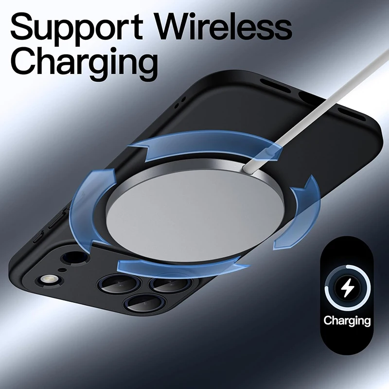 حافظة رفيعة للغاية من السيليكون غير اللامع لهاتف آيفون 17 برو ماكس، غطاء خلفي ناعم من مادة البولي يوريثان الحراري لهاتف آيفون 17 إير #6