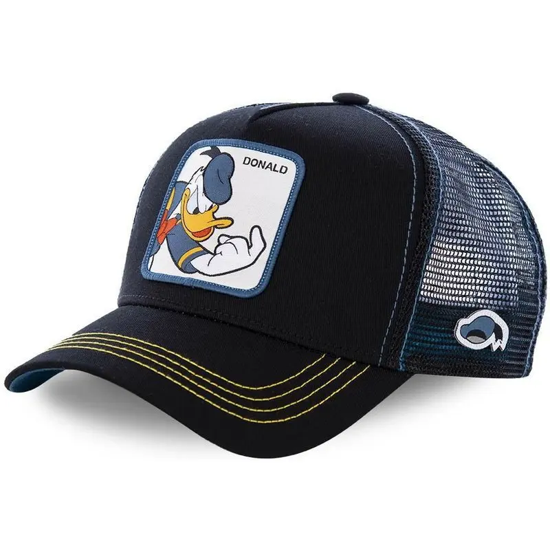 Cartoon Disney Mickey Goofy Sun Protection Baseball Cap Kawaii Donald Duck Outdoor Visor Sports Hat Adjustable Trucker Mesh Hat