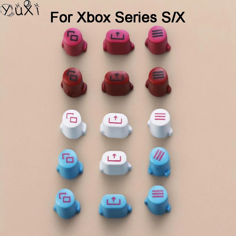 YuXi 1SET For Xbox Series S/X Start Return Back Function Key Controller View Menu Guide Logo Key Home Button Repair Accessories