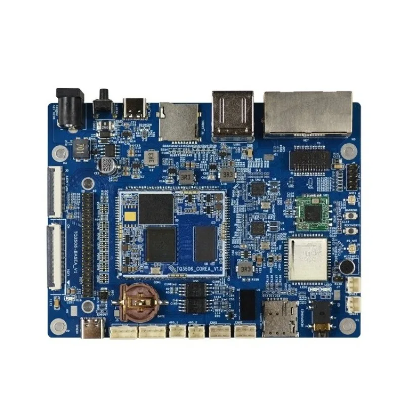 For RK3506 Development Board, Triple Core A7 Low Power Consumption, Industrial ARM Main Board Dual Network Port