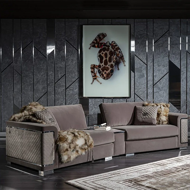 #Most Comfortable Mid century Brown Frosted Latest Luxury Loveseat Living Room Furniture Fabric Couch Sofa Set for Home