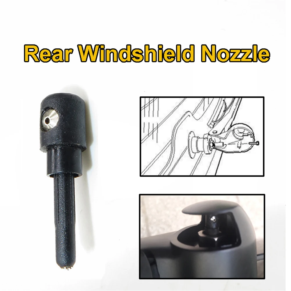 Rear Wiper Arm Cap Nut Washer Cover Jet Nozzle For VW Polo Passat B6 B7 Touran Tiguan Golf Scirocco Caddy Transporter