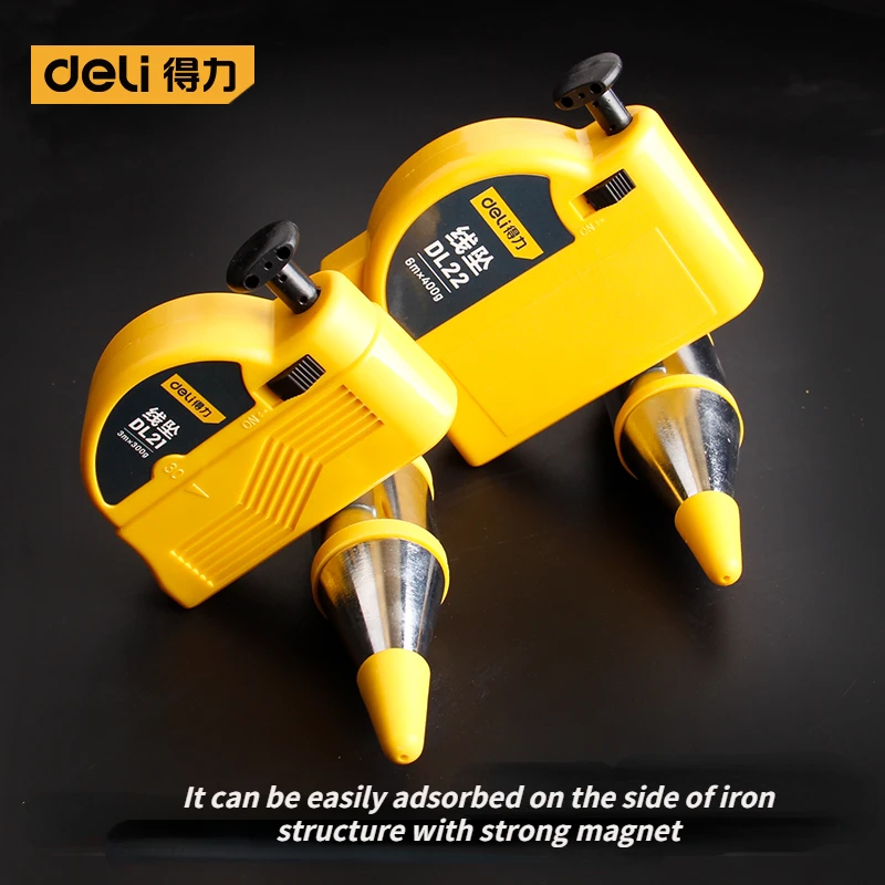 Imagem -05 - Magnetic Plumb Bob Setter Leveling Test Verticalit Measuring Tool Retrátil Line Reel Pendurado Wire Hammer Ferramentas Manuais Meter