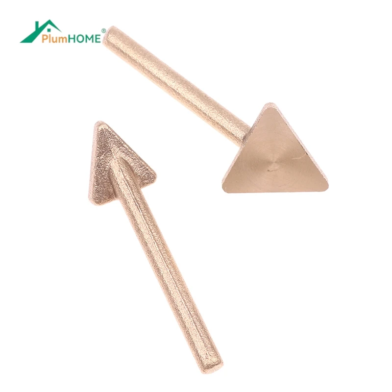 Plastic Repair Triangular Copper Smoothing Head Triangular Soldering Iron Copper Head Leather Raft Repair Wrinkle Ironing Iron