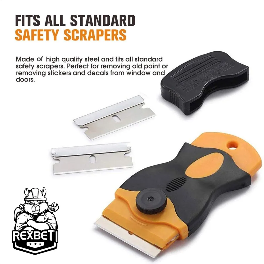 600PCS Single Edge Rasierklingen Industrial Box Cutter Ersatzklingen Glasschaberklingen