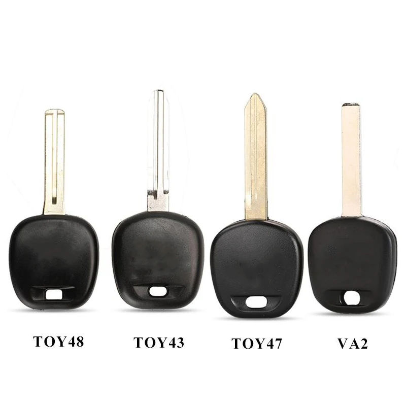 

jingyuqin New Remote Blade Car Transponder Key Shell For Toyota Fit Lexus No Chip Fob Case Replacement Part