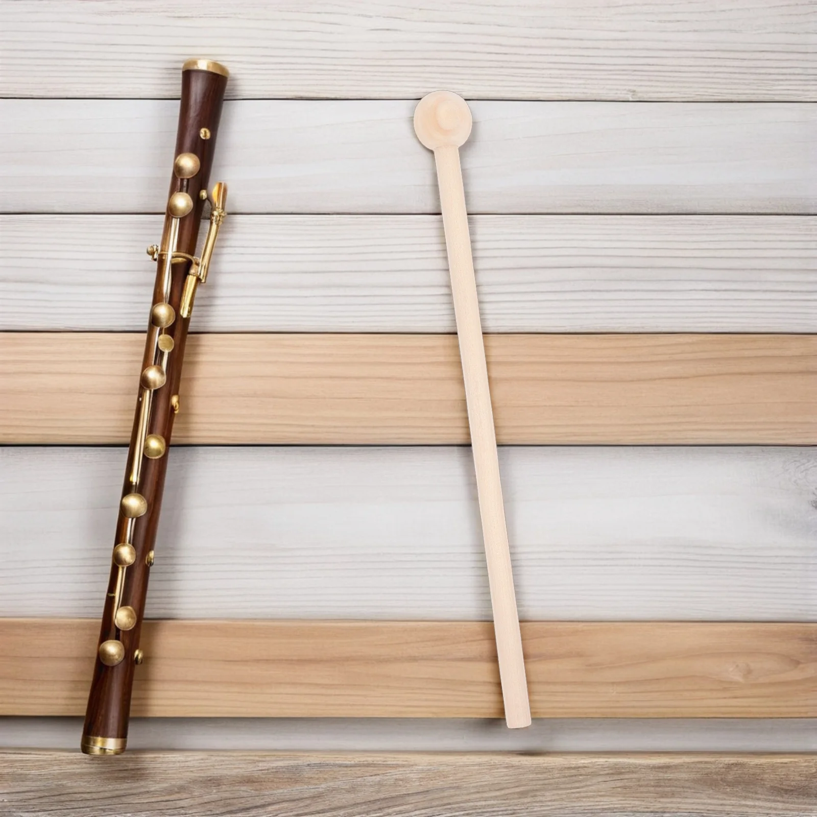 

12pcs Wooden Percussion Mallets Natural Wood Handle For Xylophone Glockenspiel Cow Bell Resonator Music Instrument Accessories