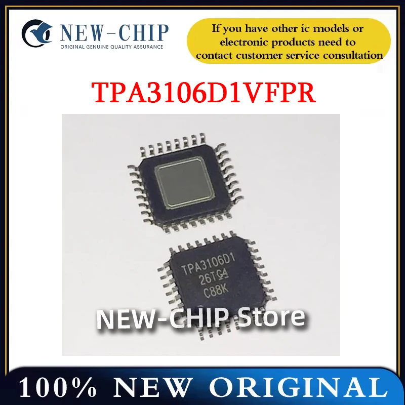 

1PCS-20PCS/LOT TPA3106D1VFPR QFP-32 Audio amplifier New Original TPA3106D1