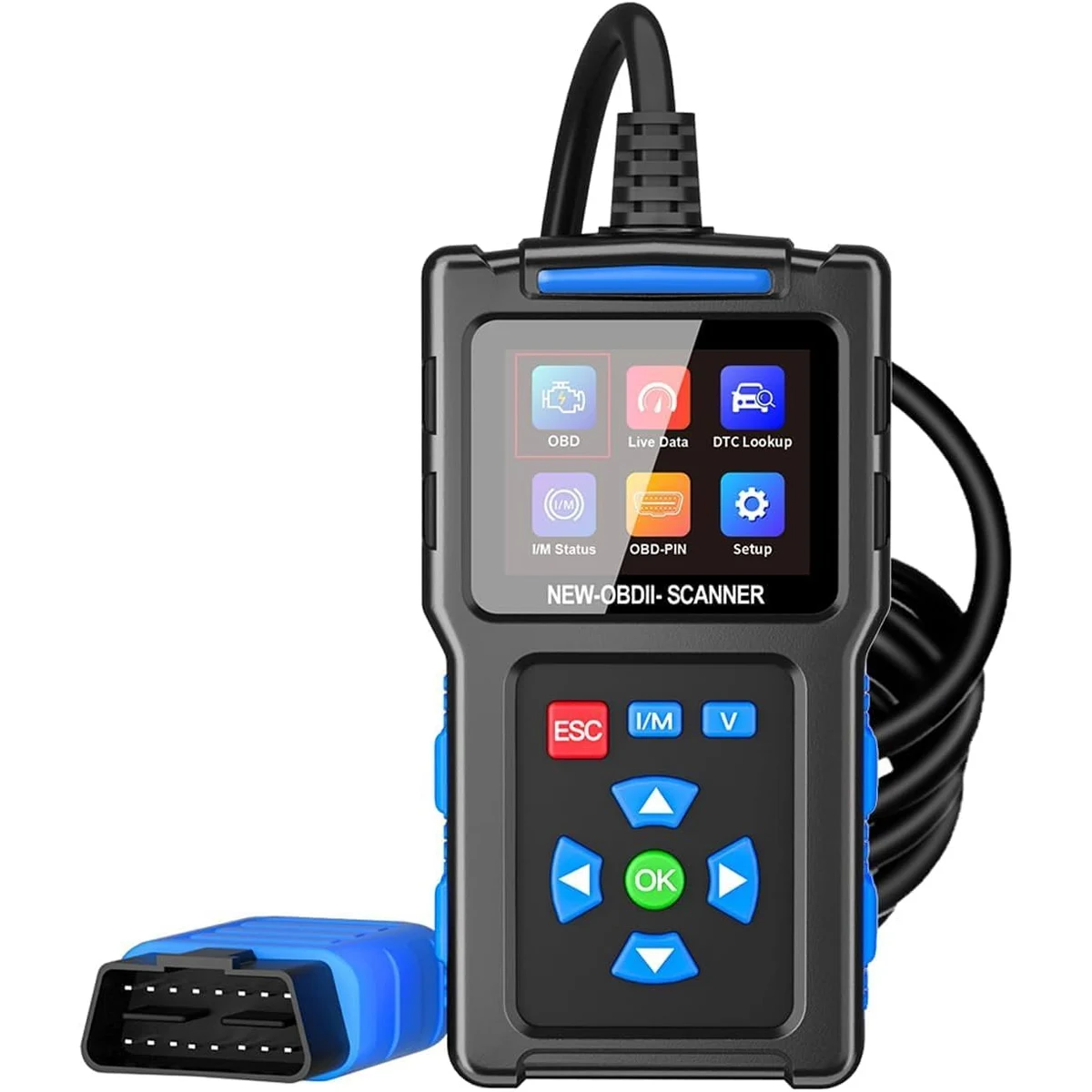 

JDiag T200 2022, автомобильный сканер, считыватель кодов OBD2, цифровой дисплей, автомобильные диагностические инструменты, анализатор двигателя, готовый тестер ввода/м