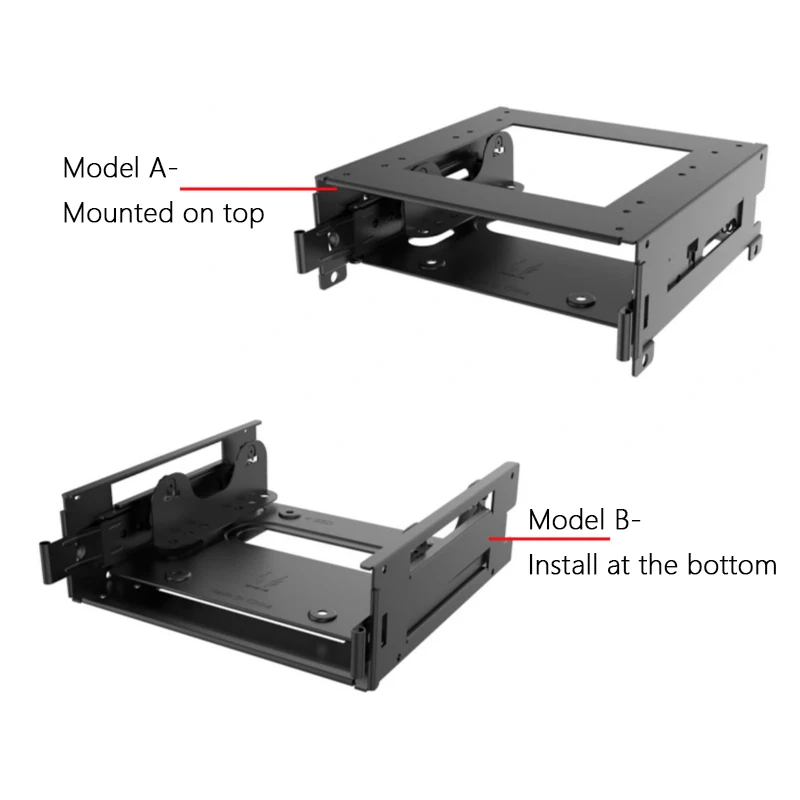 Removable shock-absorbing hard disk bracket supports chassis 12cm fan position 3.5 hard disk position multiple disk positions su