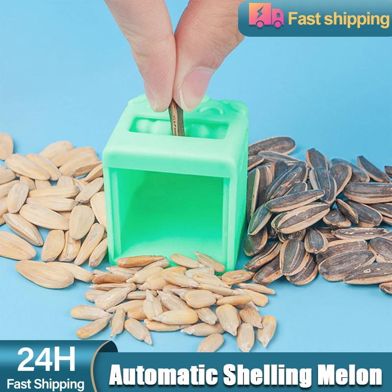 Máquina peladora de semillas para el hogar, herramienta automática de pelado de semillas de melón, regalo de Cracker, ayuda para niños