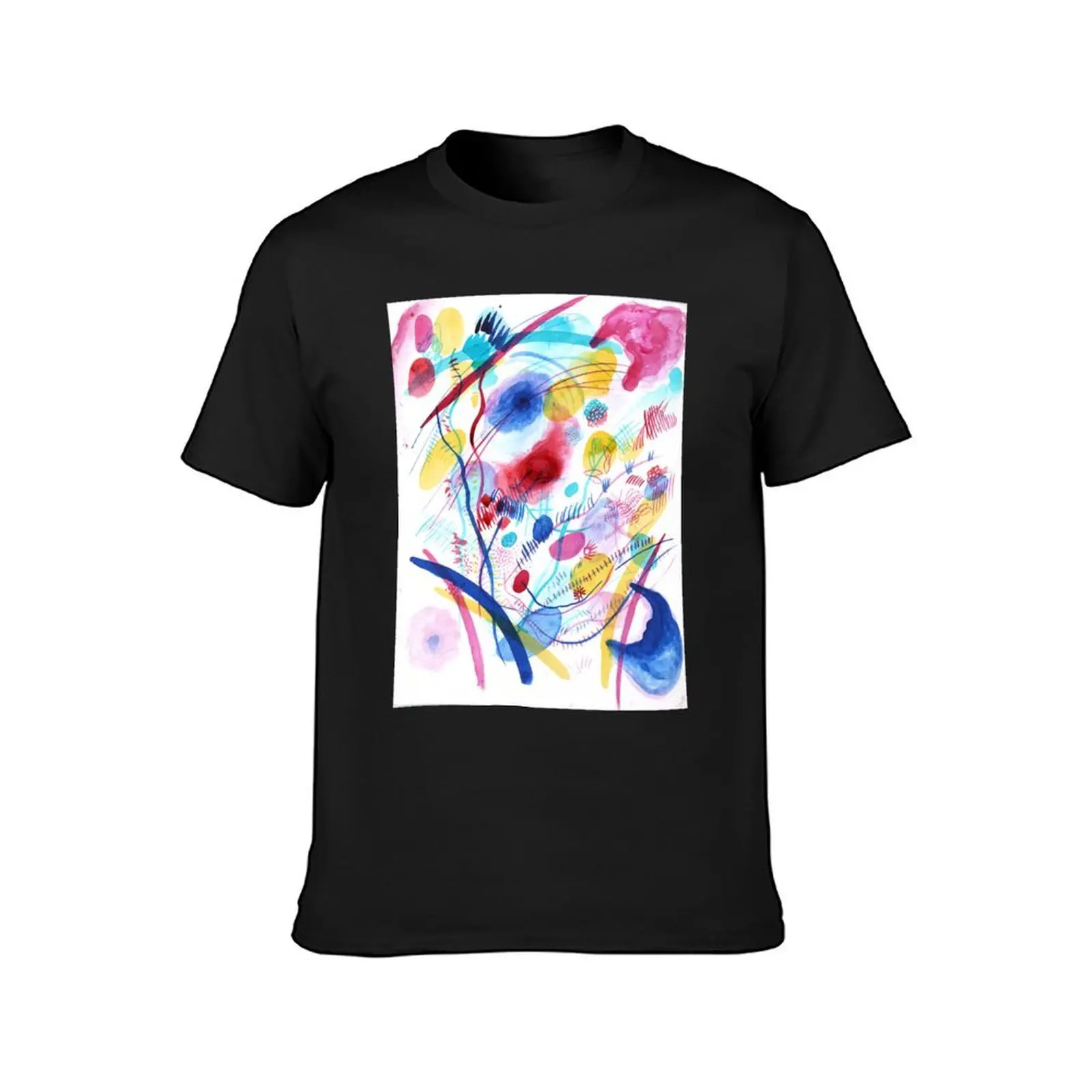 Wassily Kandinsky Composition in red, blue, green and yellow (1913) Wassily Kandinsky abstract art T-Shirt