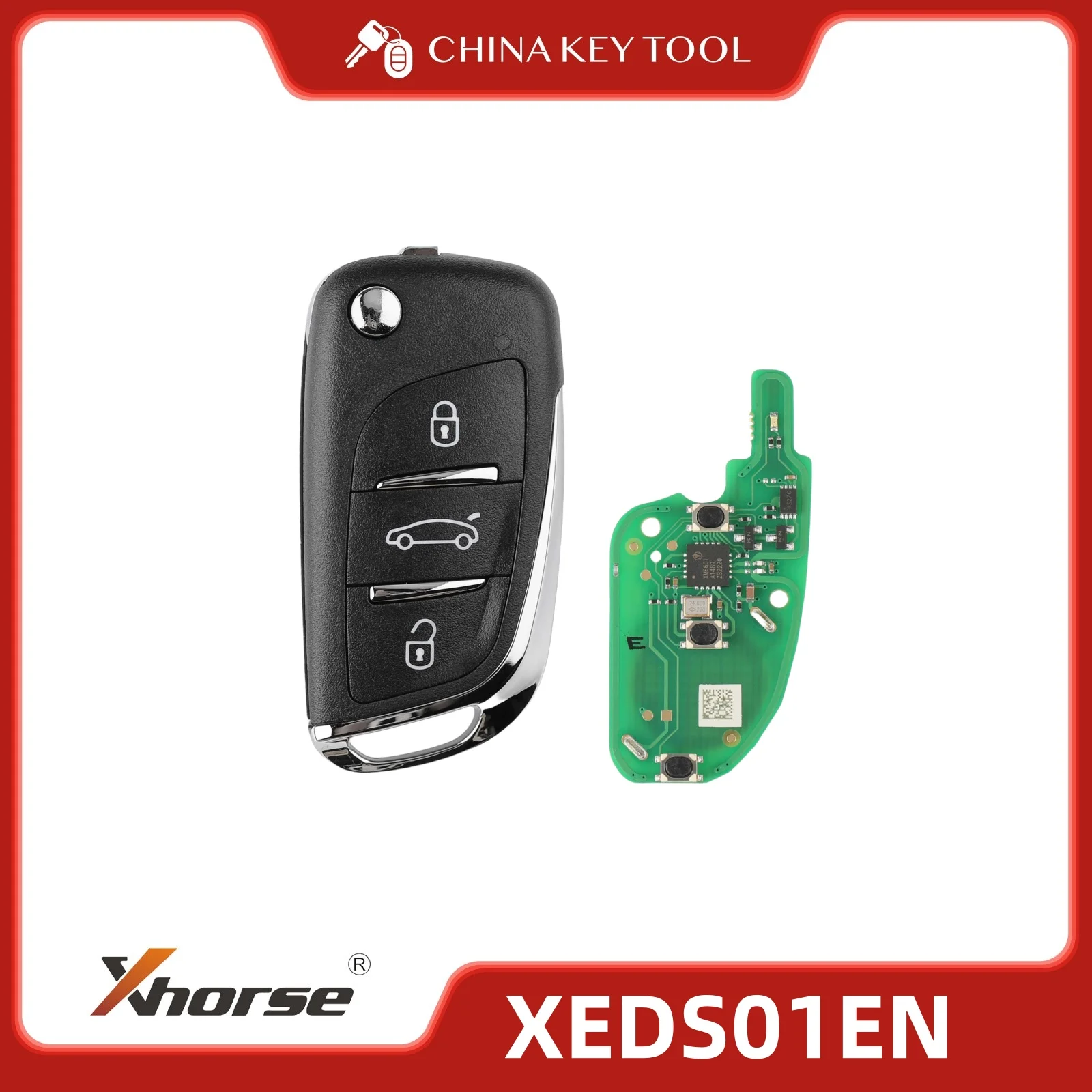 

Xhorse VVDI Super Remote Key DS Style 3 Buttons XEDS01EN