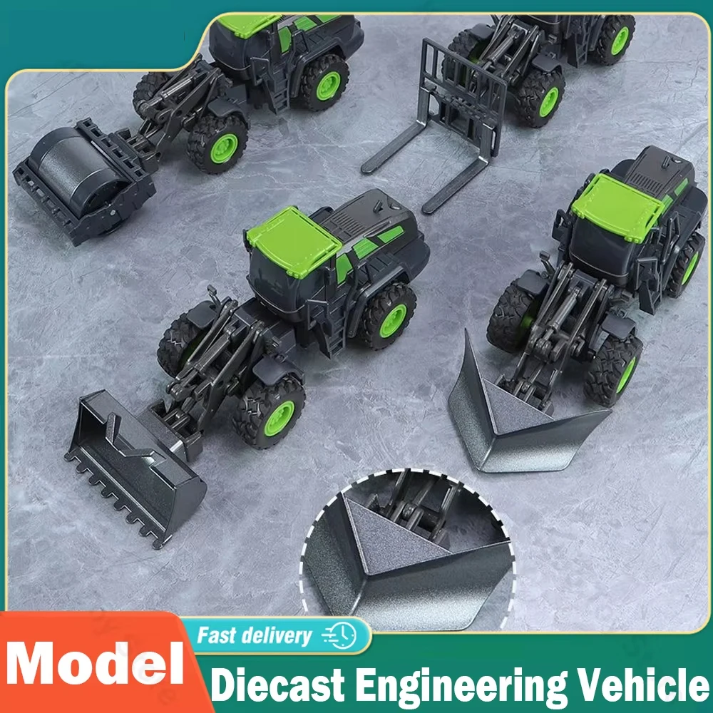 

Diecast Engineering Vehicle Model Simulation Alloy Mixing Crane Fall-Resistant Children Boy Toy Set Toys for Children Gifts