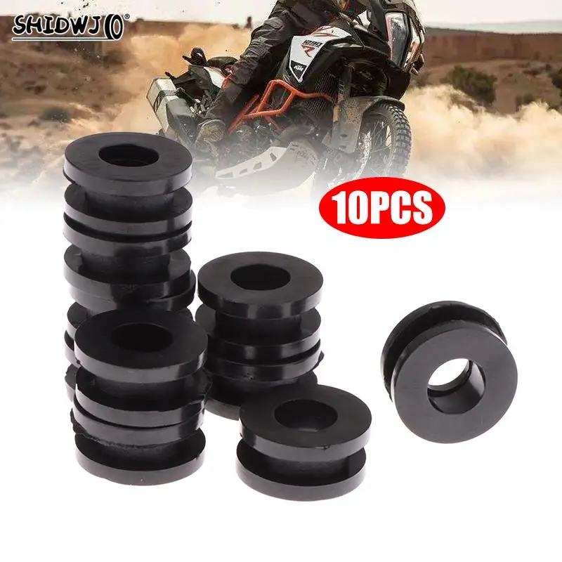 

10pcs/set Motorcycle Side Cover Rubber Grommets Gasket Fairings For Honda For CBR GSXR Ninja ZX YZF Kawasaki