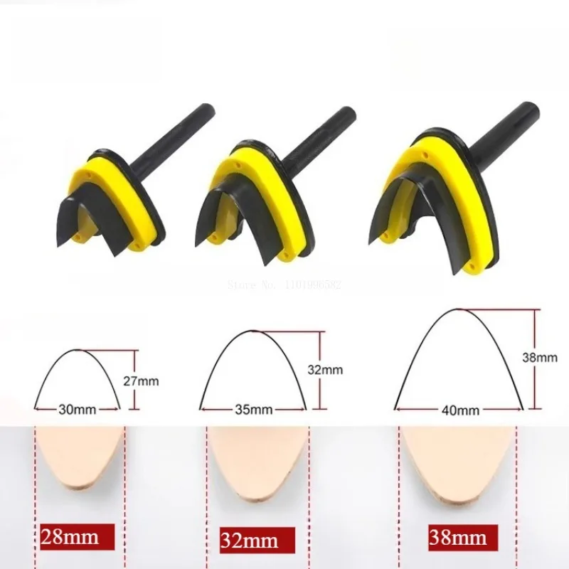 V/U-shaped Leather Belt Tail Cutting Punch Head DIY Handwork Making Leather Craft Products Belt/watch Strap Tail Cutting Tool
